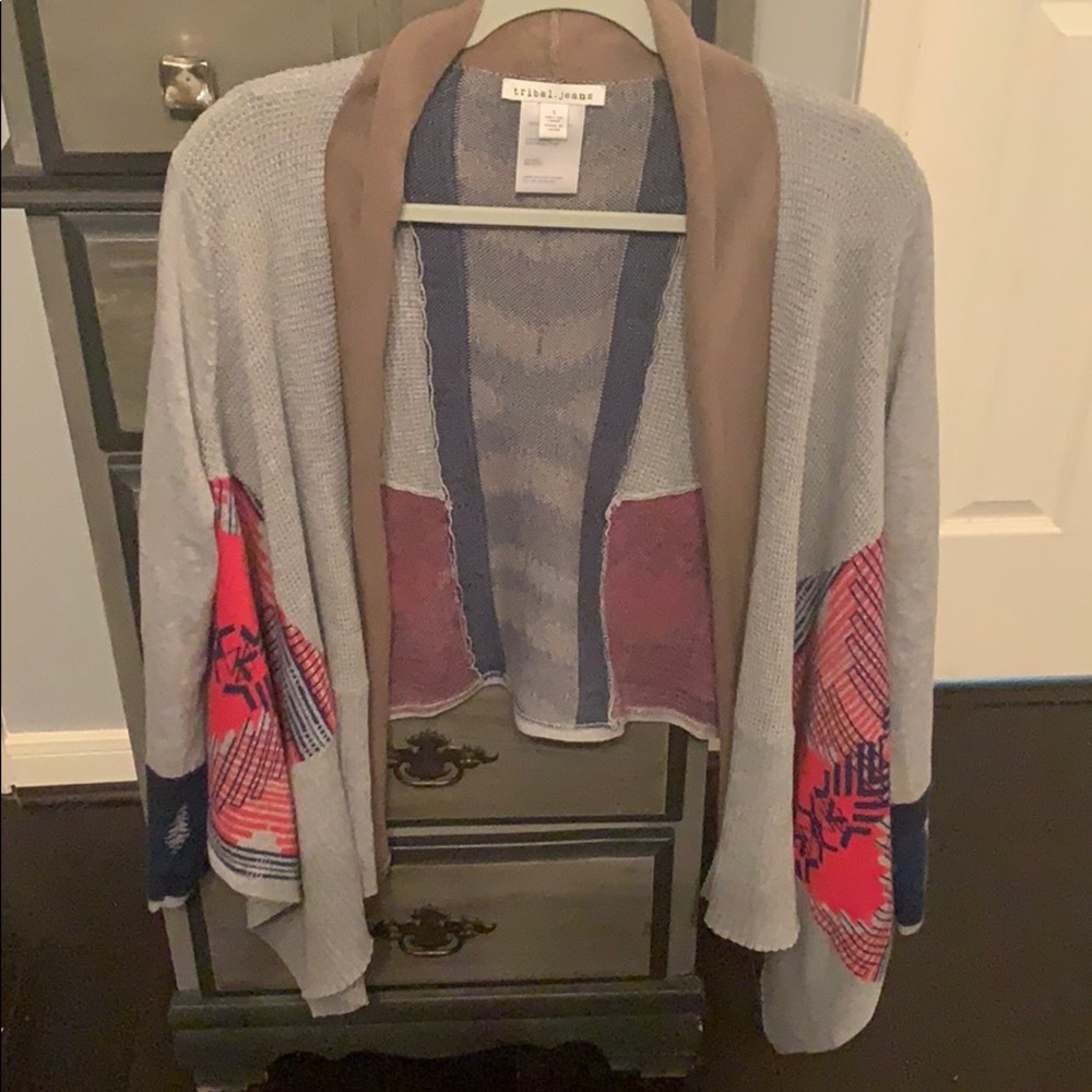 Tribal detail cardigan - Picture 2 of 6